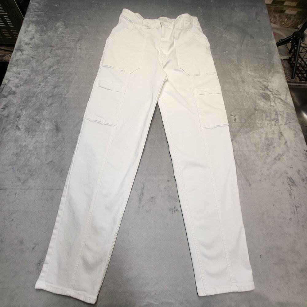 Mother Jeans Womens 30 White Private Double Pocket Skimp Fairest of Them All